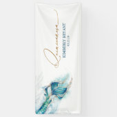 マーメイドテールキンセアニェラ15誕生日 横断幕 (縦)