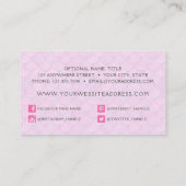 マーメイドテールスケール&パールパステルスパークルブティック 名刺 (裏面)