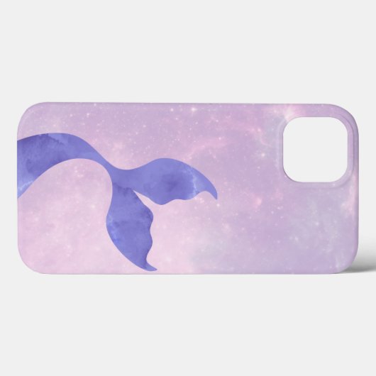 マーメイドテールパープルファンタジーケースメイトiPhoneケース Case-Mate iPhoneケース (裏面 (横))