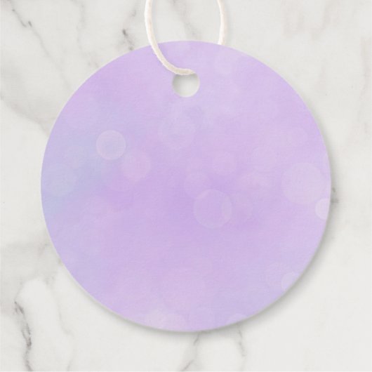 マーメイドテールパープル誕生日感謝していあなた フェイバータグ (裏面)