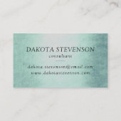 マーメイドテールファンタジー | Sage Green Lusterブランディング 名刺 (裏面)