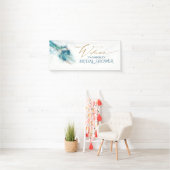 マーメイドテールブライダルシャワー歓迎 横断幕 (インサイチュ)