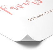 マーメイドテール好意誕生日標識 ポスター (角)