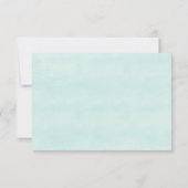 マーメイドテール誕生日パーティー サンキューカード (裏面)