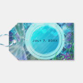 マーメイドテール魔法ザシーバースデーパーティー ギフトタグ (裏面横)