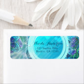 マーメイドテール魔法ザシーバースデーパーティー ラベル (インサイチュ)