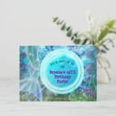 マーメイドテール魔法ザシーバースデーパーティー 招待状 (スタンド正面)