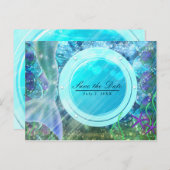 マーメイドテール魔法海中日付保存 案内ポストカード (正面/裏面)