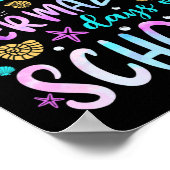 マーメイドテール100メルマージング日ズオブスクールトドラー ポスター (角)