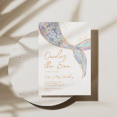 マーメイドテール1st誕生日 招待状