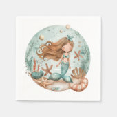 マーメイドドドリームキッズ スタンダードカクテルナプキン (正面)