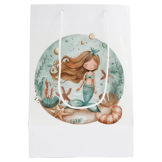 マーメイドドドリームキッズ ミディアムペーパーバッグ (裏面)