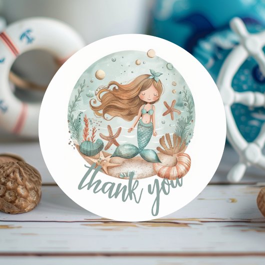 マーメイドドドリームキッズ ラウンドシール