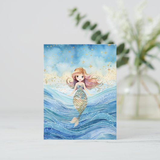 マーメイドドドリームズイラストレーション海 シーズンポストカード (スタンド正面)
