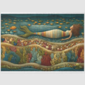 マーメイドドドリームズデクページティッシュペーパー 薄葉紙 (正面)