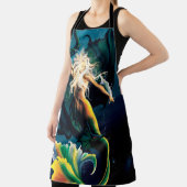 マーメイドドラゴンファンタジーブルー エプロン (インサイチュ)