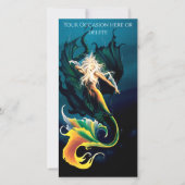 マーメイドドラゴンファンタジーブルー シーズンカード (正面)