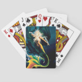 マーメイドドラゴンファンタジーブルー トランプ (裏面)