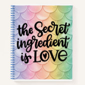 マーメイドドラゴン秘密の成分は愛 ノートブック (正面)