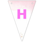 マーメイドハッピーバースデー バンティングフラッグ (第2の旗)