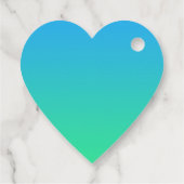 マーメイドハート型メッセージカード フェイバータグ (裏面)