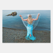 マーメイドバイザシーブルーエテレア航海のル ラッピングペーパーシート (正面2)