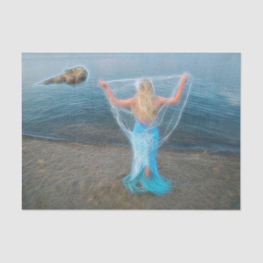 マーメイドバイザシーブルー航海のファンタジー 薄葉紙 (正面)