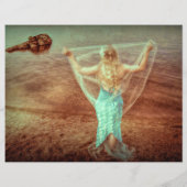 マーメイドバイザシーヴィンテージティール（緑がかった色）ブラウン (裏面)