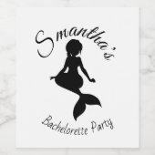 マーメイドバチェロレッテ ワインラベル (シングルラベル)