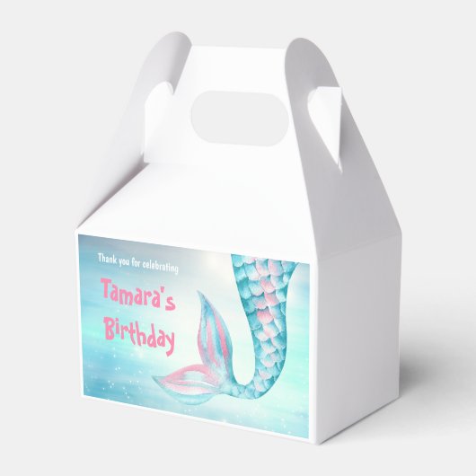 マーメイドバッシュ誕生日 フェイバーボックス (正面サイド)
