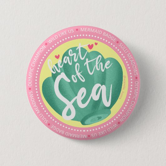マーメイドバッジ – AC 缶バッジ (正面)