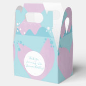 マーメイドバブルパープルとブルーの海パーティー フェイバーボックス (オープン)