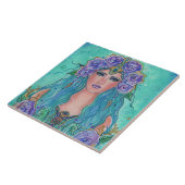 マーメイドバラインザシーアートby Renee Lavoie タイル (側面)