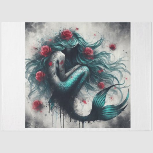 マーメイドバラ 薄葉紙 (正面)