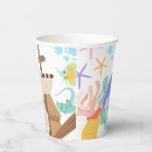 マーメイドバースデーパーティー紙カップ 紙コップ (右)