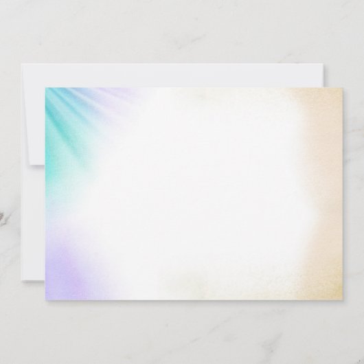 マーメイドパイレーツ誕生日招待状兄弟姉妹パーティー 招待状 (裏面)