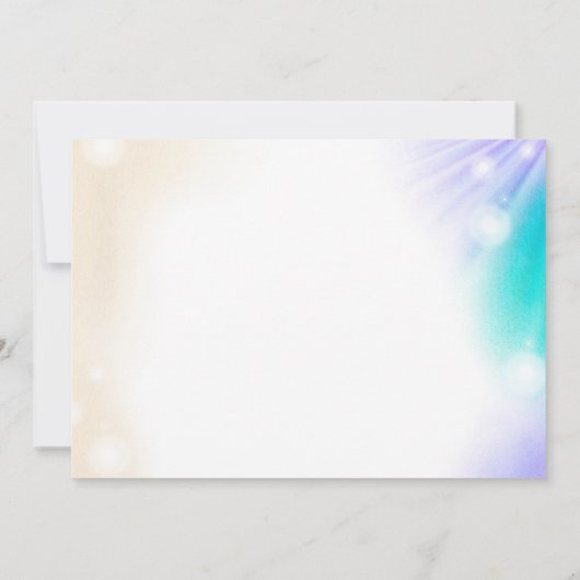 マーメイドパイレーツ誕生日招待状兄弟姉妹パーティー 招待状 (裏面)