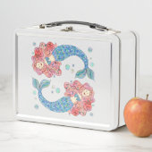 マーメイドパターン メタルランチボックス (インサイチュ)