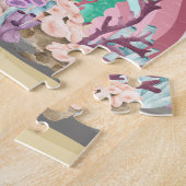 マーメイドパーソナライズされたとアクソロトル ジグソーパズル (側面)