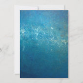 マーメイドパーソナライズされたをテーマにした誕生日パーティー 招待状 (裏面)