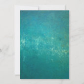 マーメイドパーソナライズされたをテーマにした誕生日パーティー 招待状 (裏面)