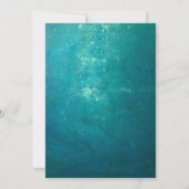 マーメイドパーソナライズされたをテーマにした赤ちゃんシャワー招待状 招待状 (裏面)