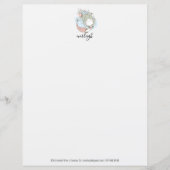 マーメイドパーソナライズされたキッド文房具 (正面)