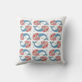 マーメイドパーソナライズされたクッション クッション (裏面)