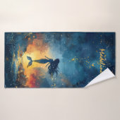 マーメイドパーソナライズされたバスタオルカスタムプレゼント バスタオル (バスタオル)