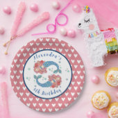 マーメイドパーソナライズされたバースデーパーティー紙プレート ペーパープレート (パーティー)