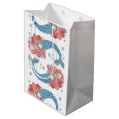 マーメイドパーソナライズされたミディアム抱き枕 ミディアムペーパーバッグ (裏面アングル)