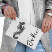 マーメイドパーソナライズされたモノグラム アクセサリーポーチ