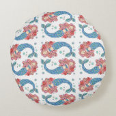 マーメイドパーソナライズされたラウンドクッション ラウンドクッション (裏面)