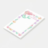 マーメイドパーソナライズされた（ユダヤ教の）バル・ミツバー ポストイット (アングル)